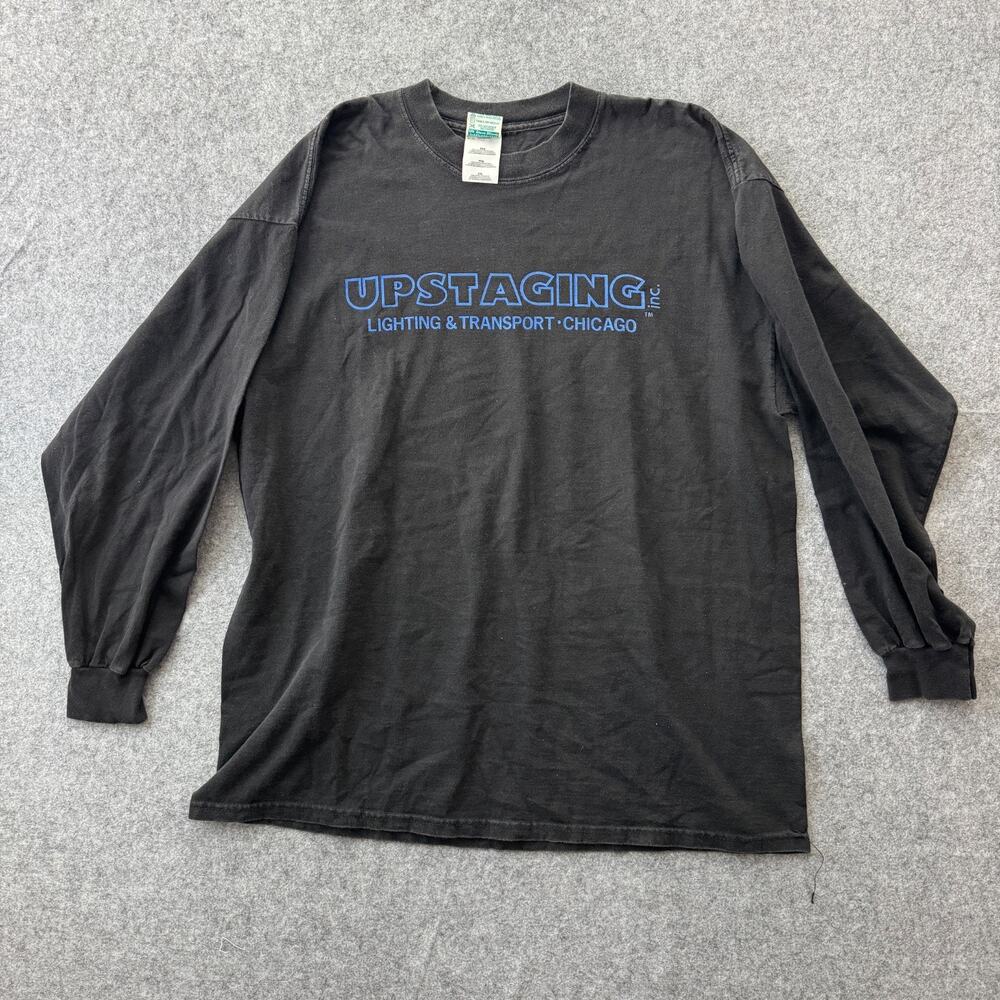 Vintage Upstaging Back Street Boys Tour 2001 Long Sleeve Shirt 2XL Black (S04)